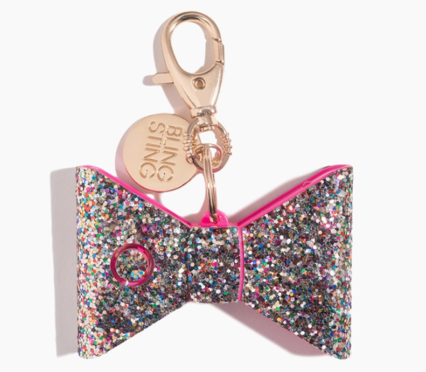 Glitter Bow Personal Alarm