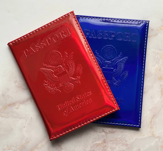 Patriotic Holo Passport Cover