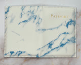 Marble Pattern Passport Cover