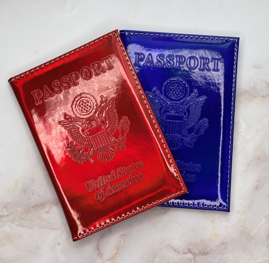 Patriotic Holo Passport Cover