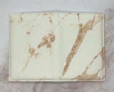 Marble Pattern Passport Cover